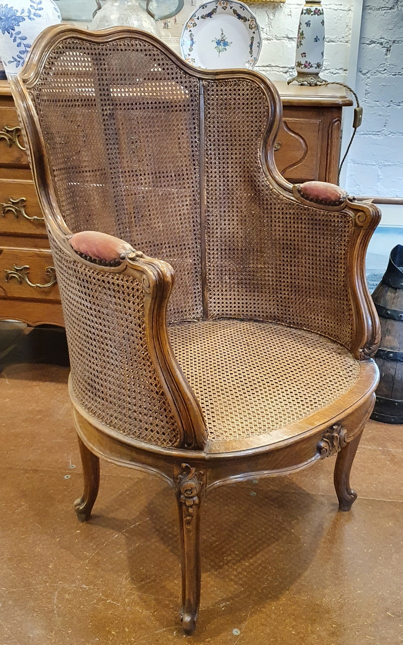 A Louis XV "Bergère en Gondole" Armchair